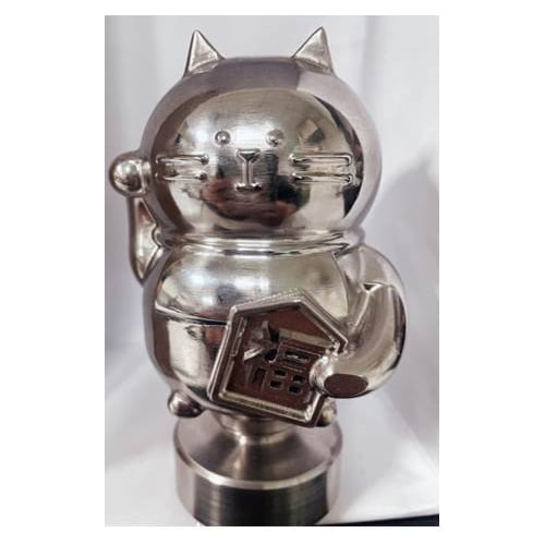 CNC五軸加工實例-Lucky Cat 招財貓