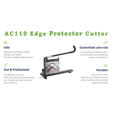 AC110容易上手, 安全的紙護角裁切工具